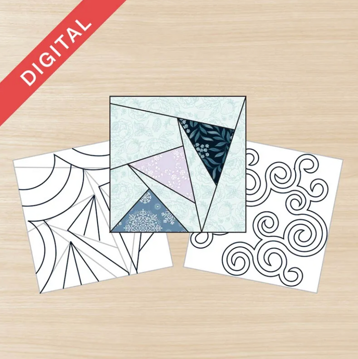 December 2024 Circling Geese Block (Digital)