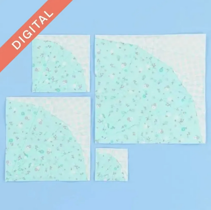 March 2024 Drunkards Path Block (Digital)