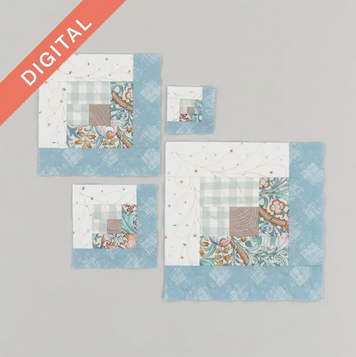 January 2024 Log Cabin Block (Digital)