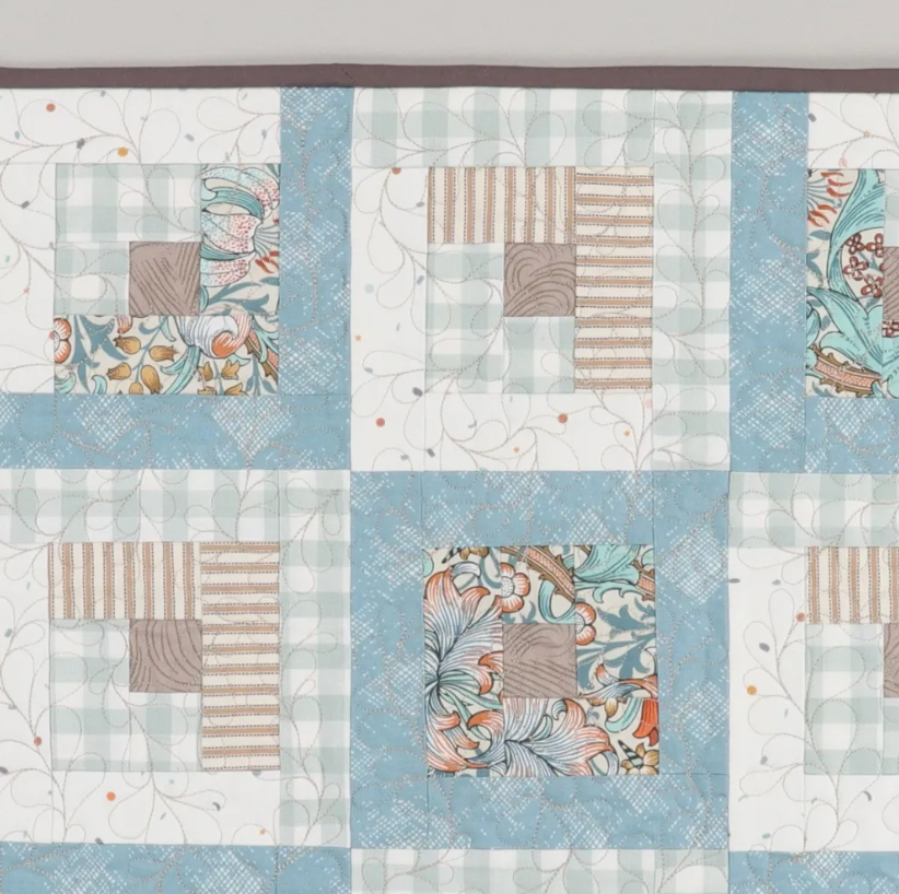 January 2024 Log Cabin Block (Digital)