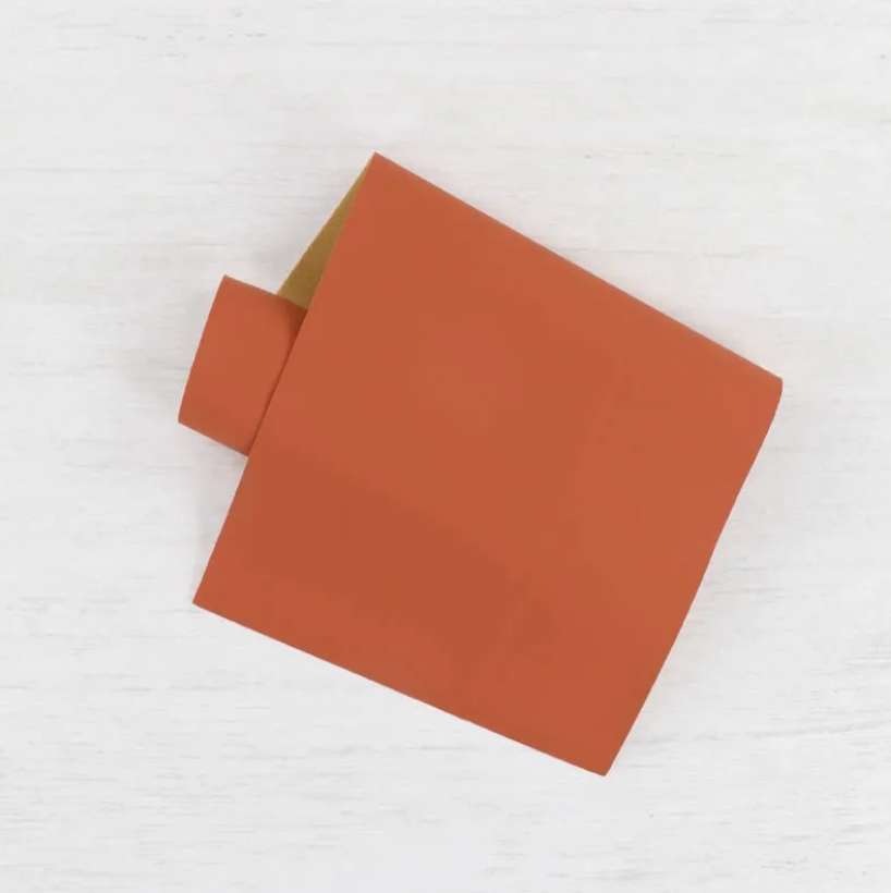 Leather Tube 10x24” | Faux Leather for Embroidery