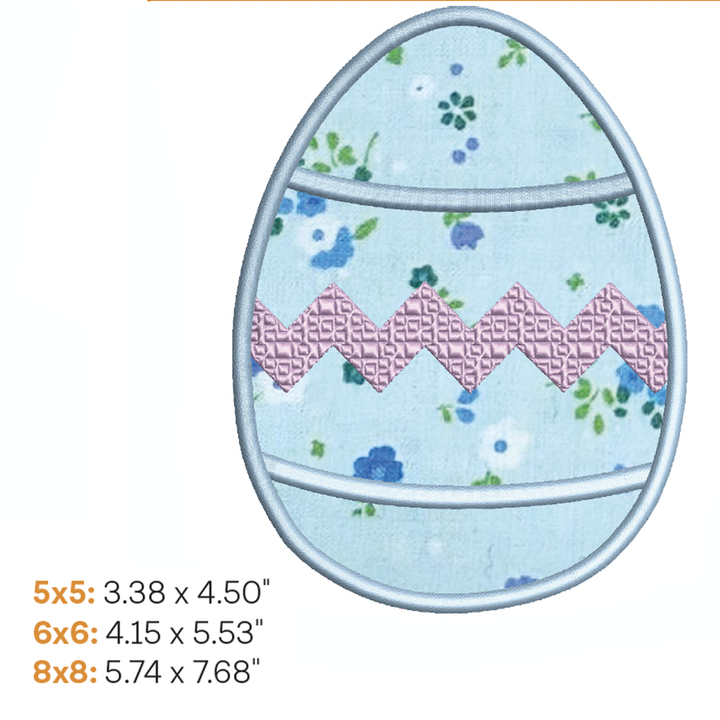 Easter Egg Applique 1 (Digital Download)
