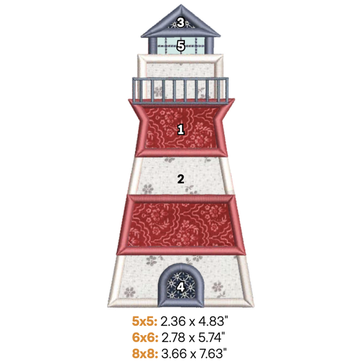 Lighthouse Applique 1 (Digital Download)
