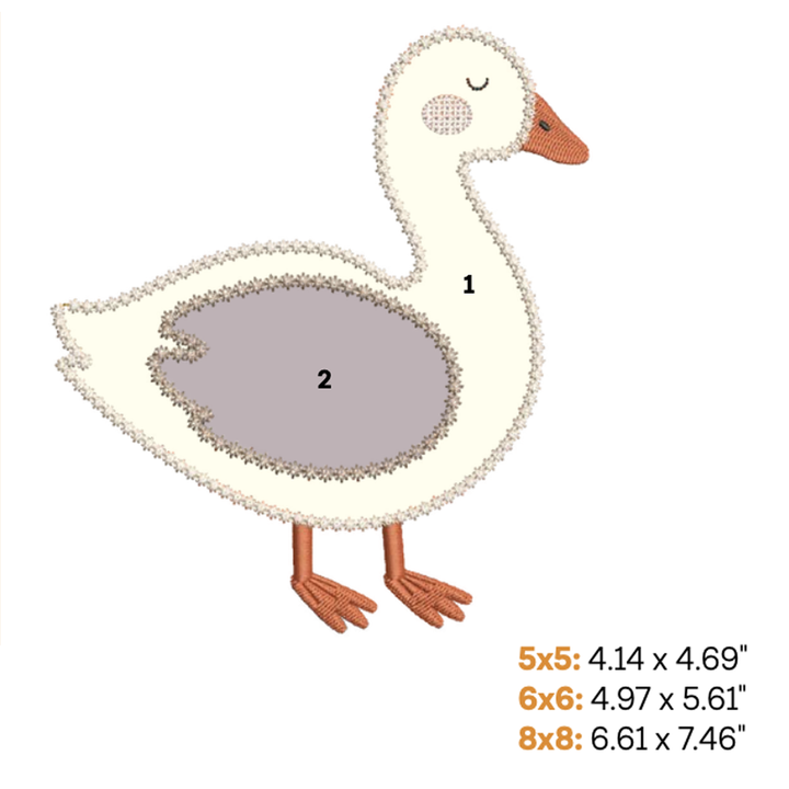Goose Applique 1 (Digital Download)