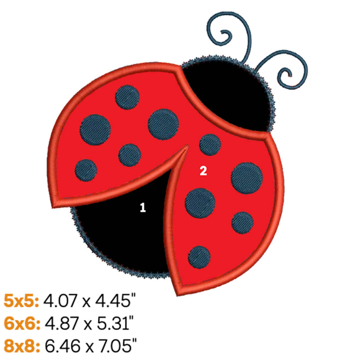Ladybug Applique 1 (Digital Download)