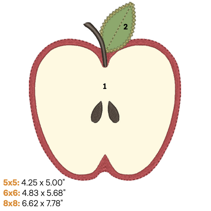 Apple Applique 1 (Digital Download)