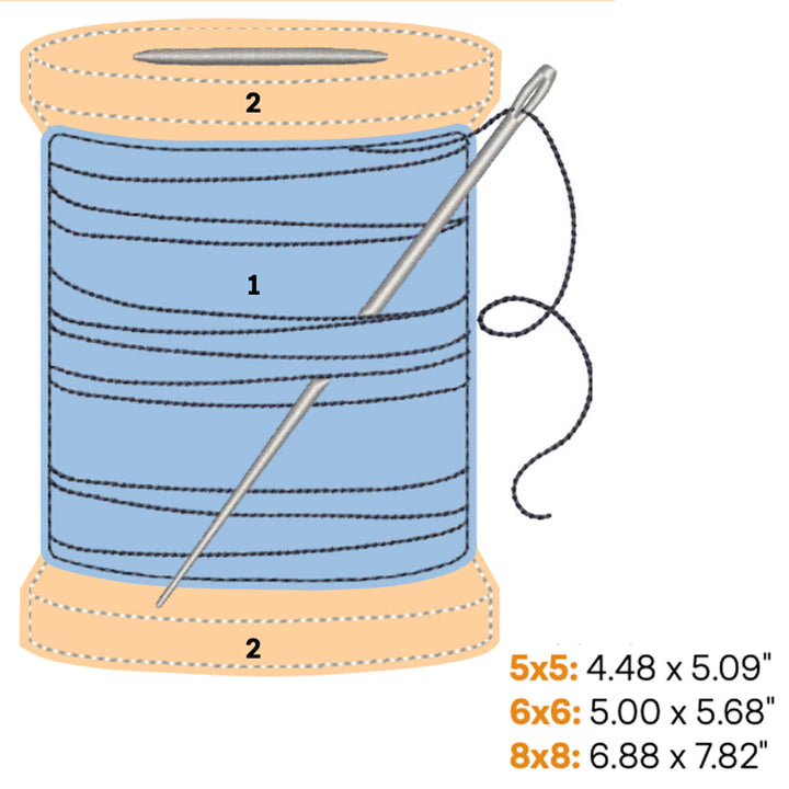 Spool of Thread Applique 1 (Digital Download)