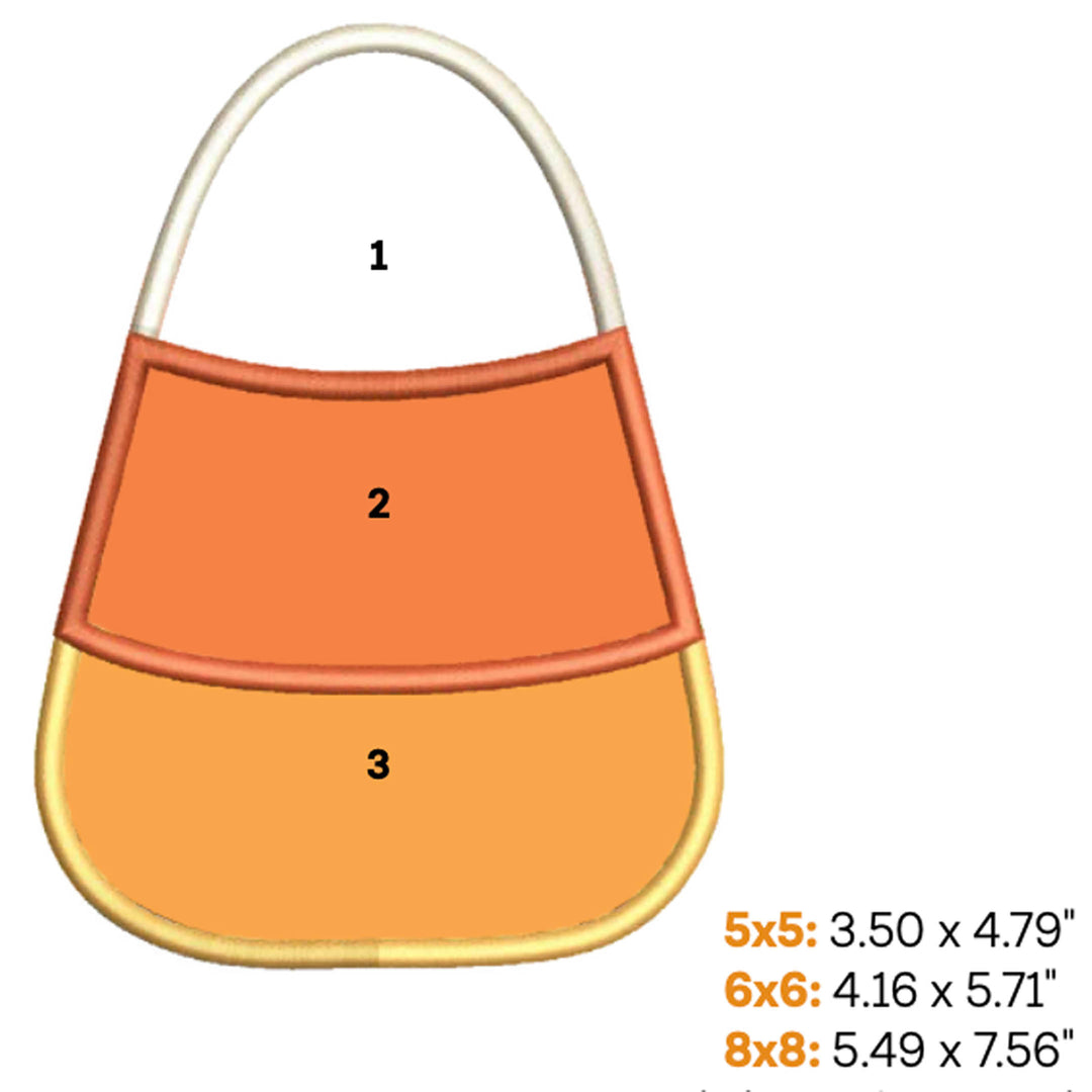 Candy Corn Applique 1 (Digital Download)