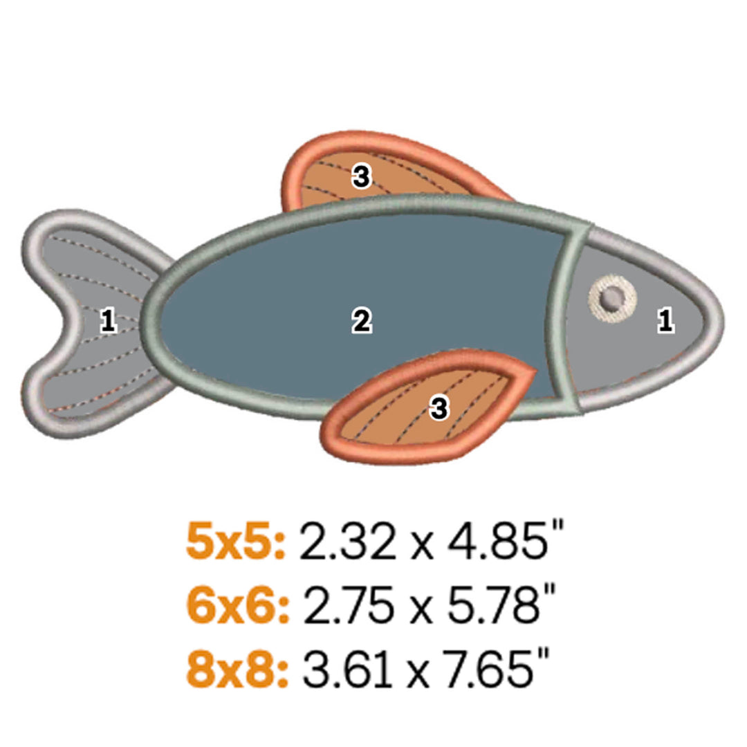 Fish Applique 2 (Digital Download)
