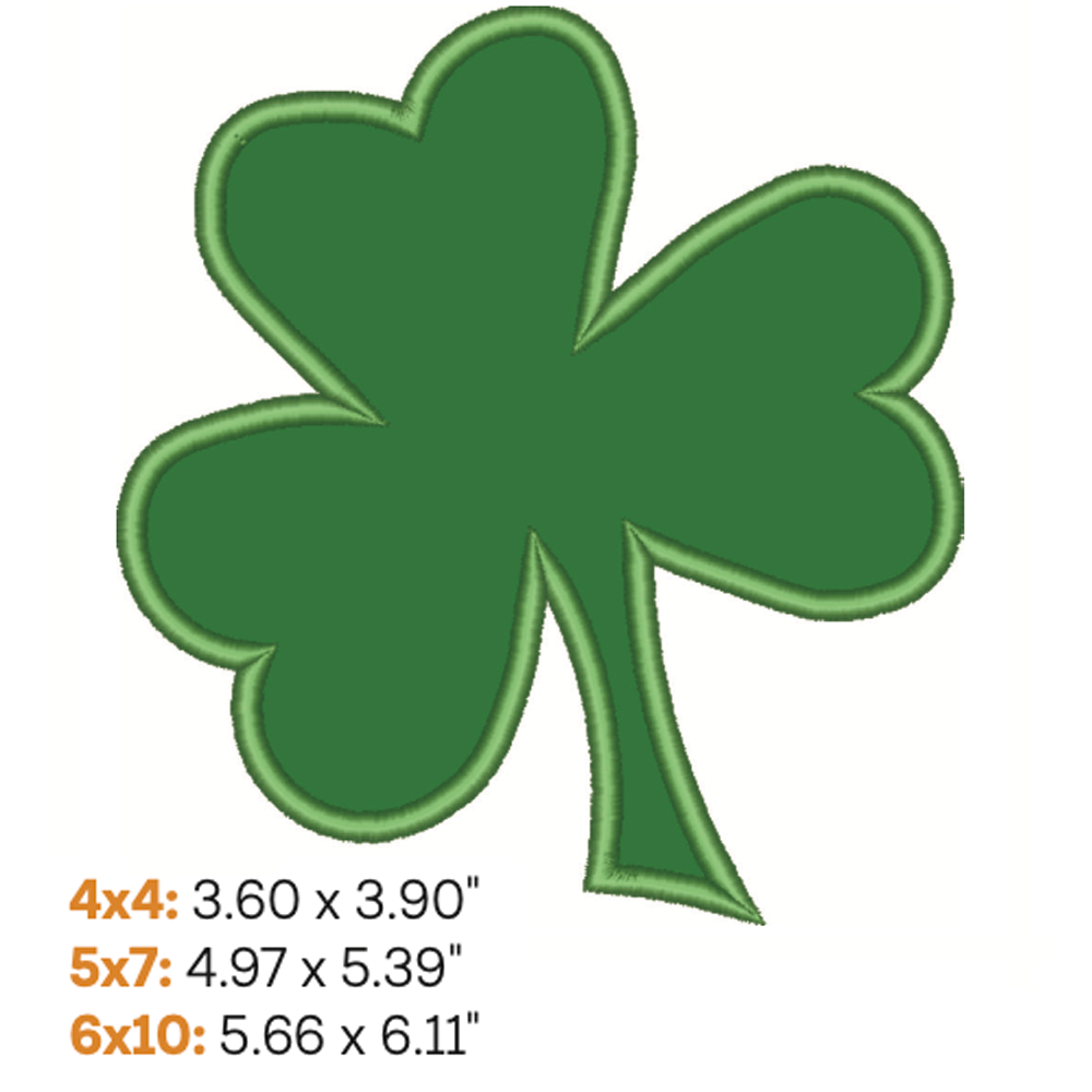 Shamrock Applique 1 (Digital Download)
