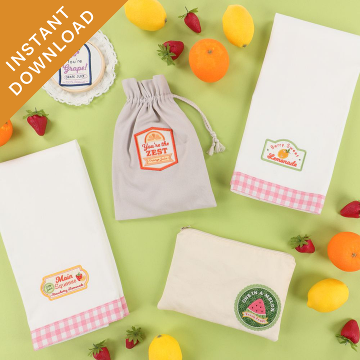 Sippin' Label Appliques (Digital Download)