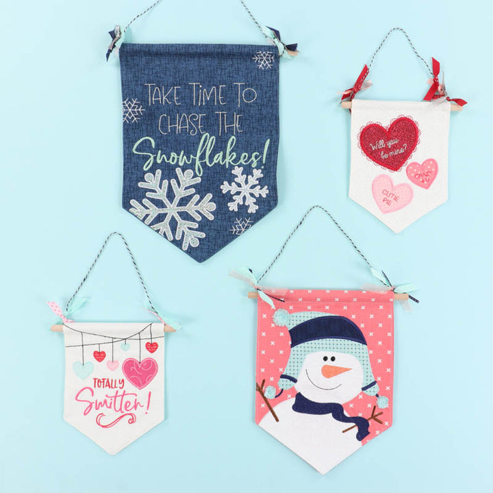 Pennants & Banners: Smitten with Snow