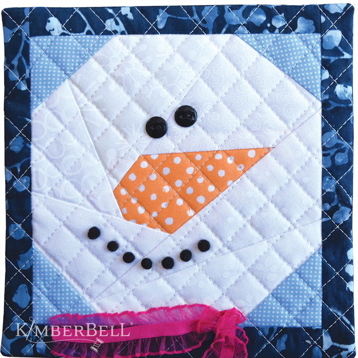 KDVT1061 Machine Embroidery Snowman 1