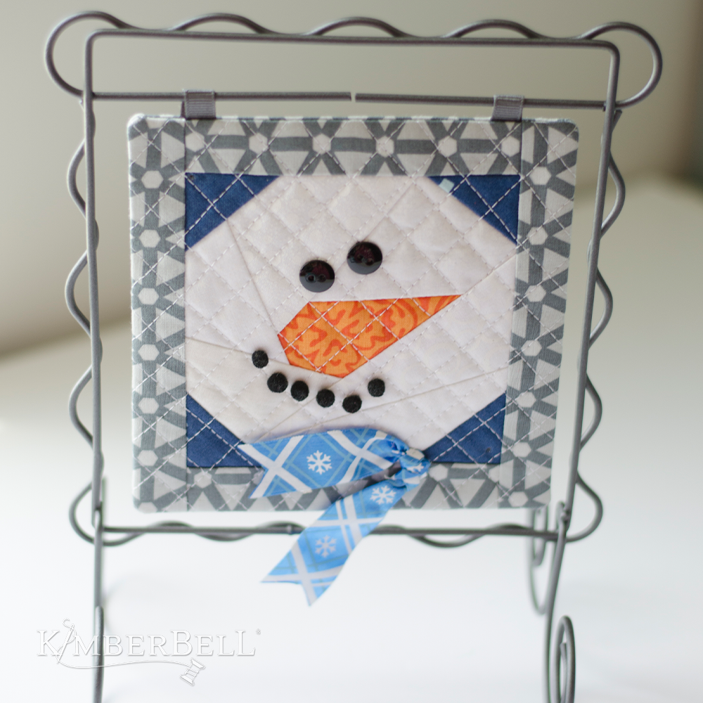 KDVT1061 Machine Embroidery Snowman 2