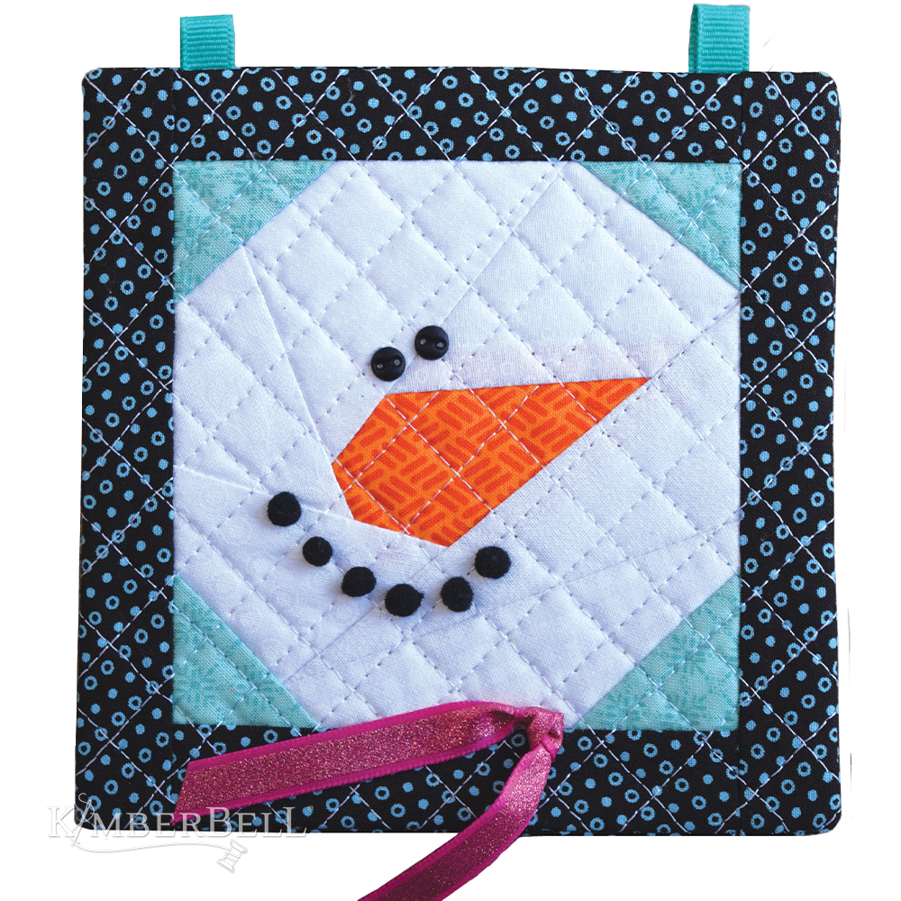 KDVT1061 Machine Embroidery Snowman 4