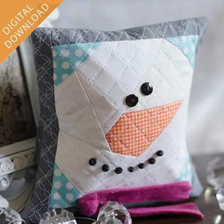 Machine Embroidery By Number: Snowman