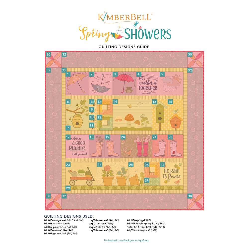Spring Showers Quilting Bundle