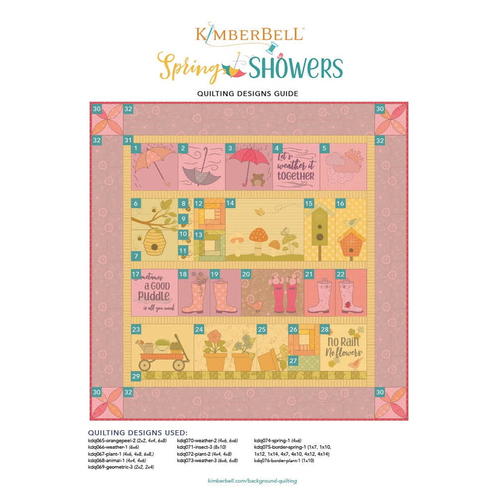 Spring Showers Quilting Bundle