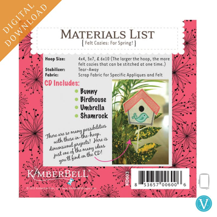 Felt Cozies for Spring