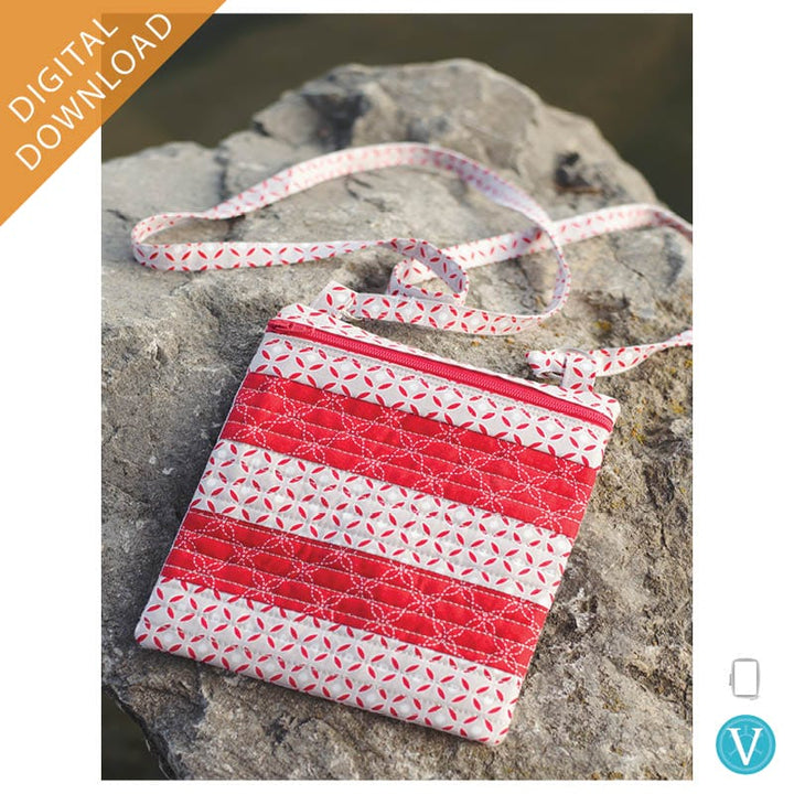 KDVT1063 Nautical Stripes Crossbody Bag