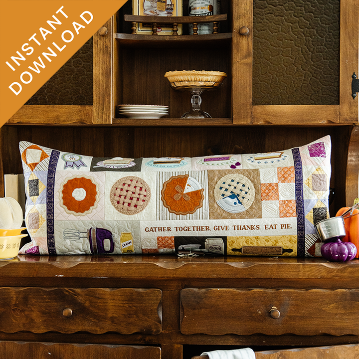 Sweet as Pie Bench Pillow (Digital Download)