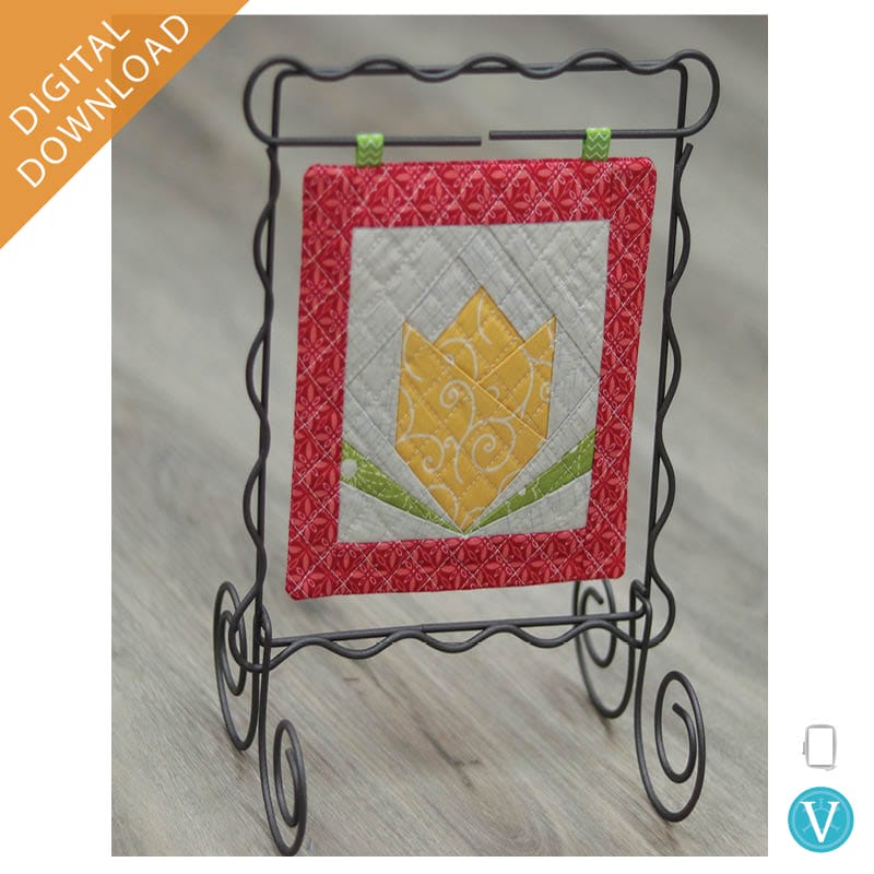 KDVT1052 Machine Embroidery By Number Tulip