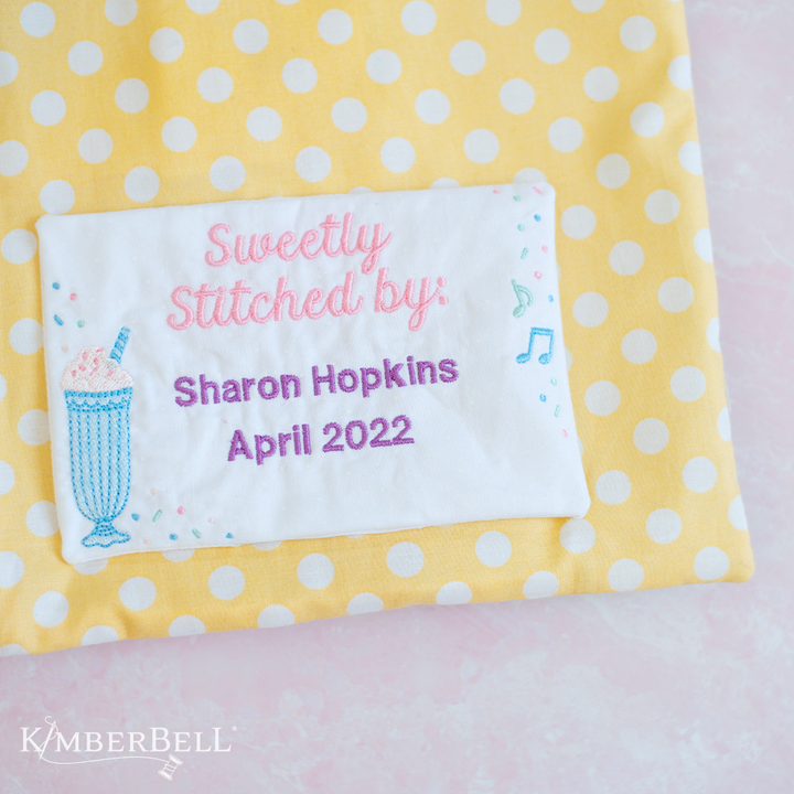 KDDL015 Two Scoops Quilt Label 2