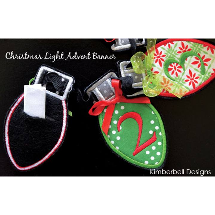 Christmas Light Advent Banner