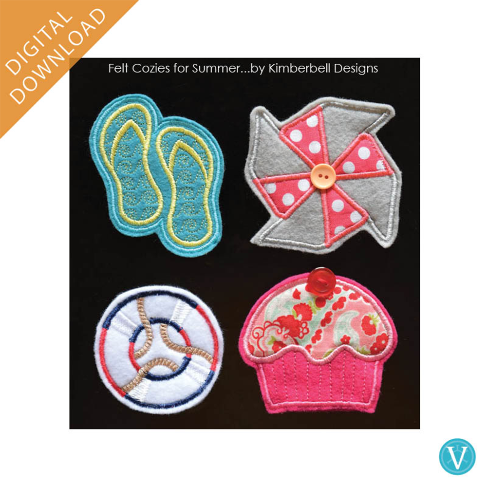 KDVT1070 Summer Felt Cozies