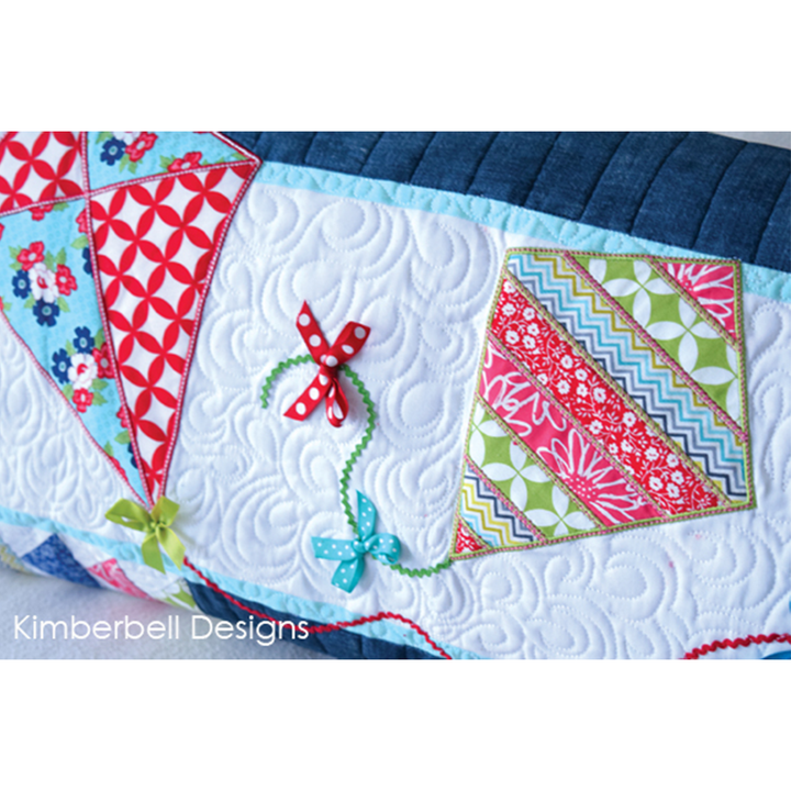 Let's Go Fly A Kite Bench Pillow