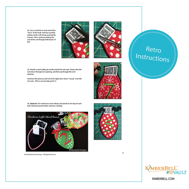 Christmas Light Advent Banner