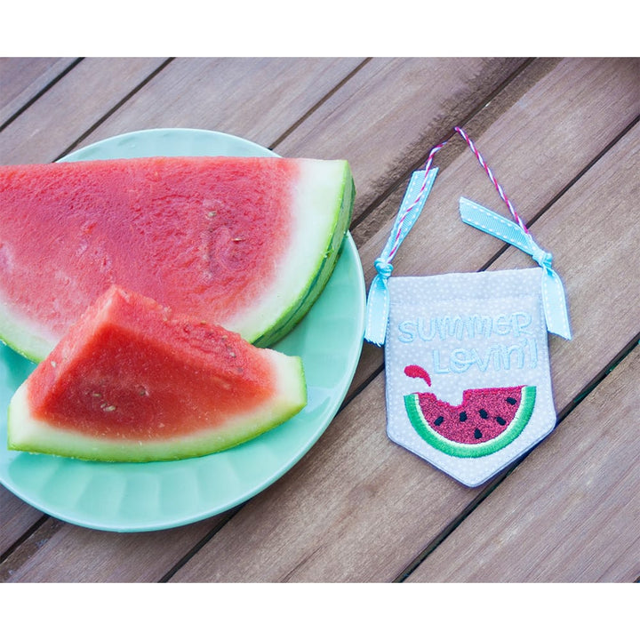 Pennants & Banners: Summer Livin' watermelon
