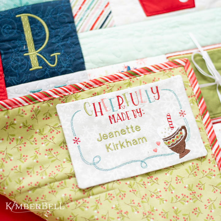 Cheerfully Made Quilt Label