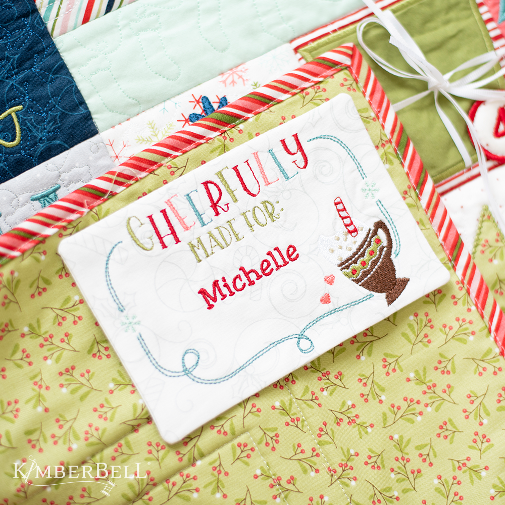 Cheerfully Made Quilt Label