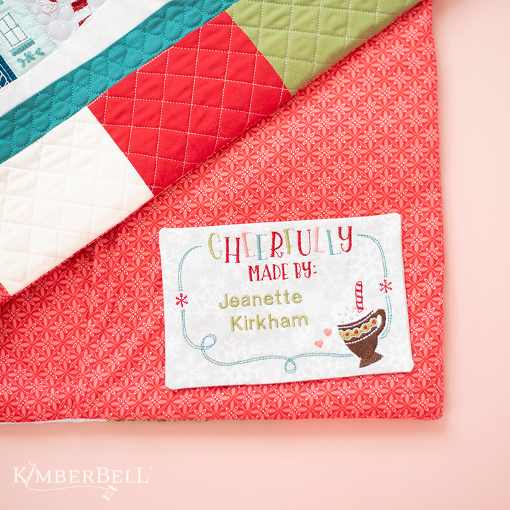 Cheerfully Made Quilt Label