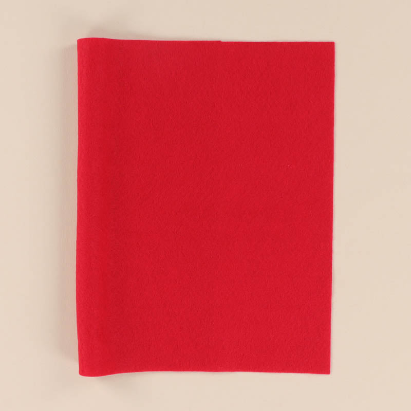 Cherry Red Embroidery Felt