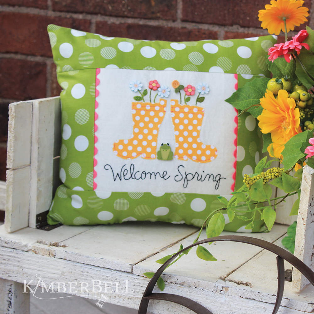 Welcome Spring Pillow, ME