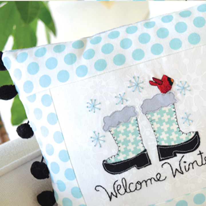 Welcome Winter Pillow