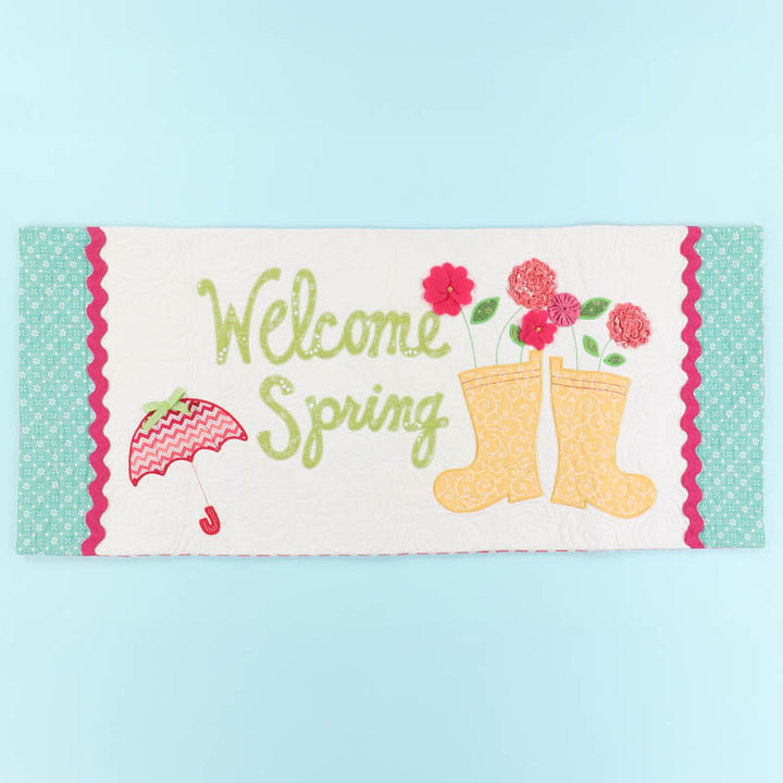Welcome Spring Bench Pillow (Digital Download)
