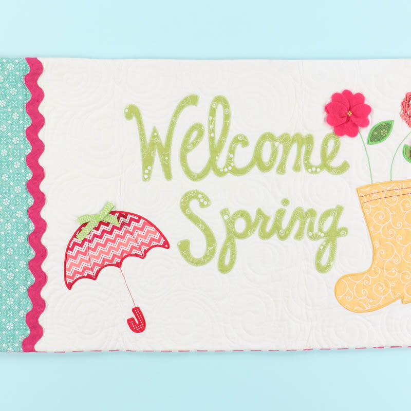 Welcome Spring Bench Pillow (Digital Download)