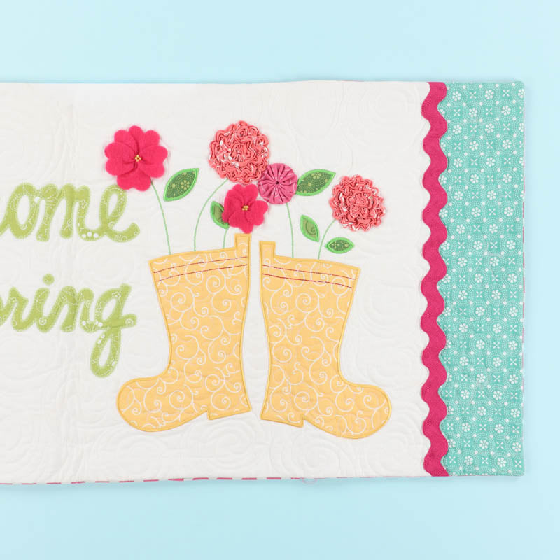 Welcome Spring Bench Pillow (Digital Download)