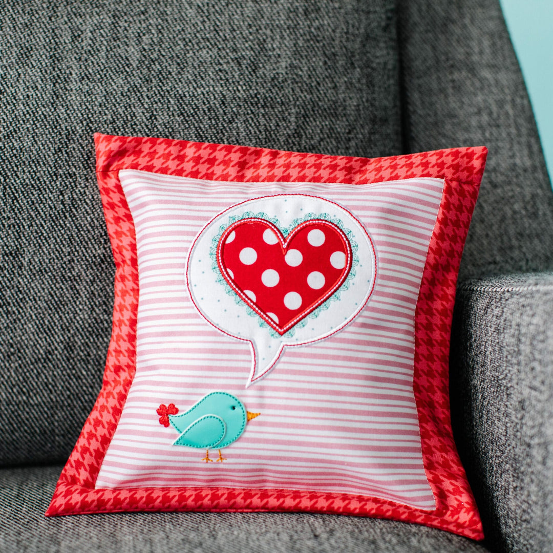 A Little Birdie Told Me Petite Pillow