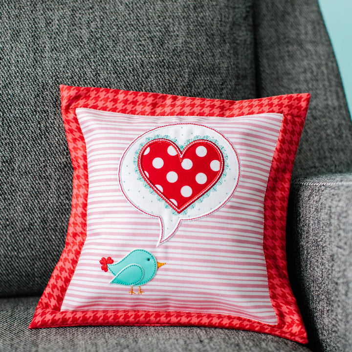 A Little Birdie Told Me Petite Pillow