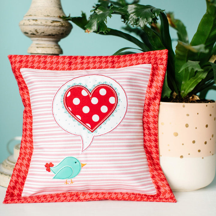 A Little Birdie Told Me Petite Pillow