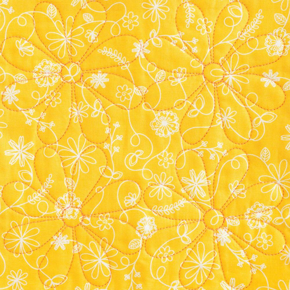 Daisy Block 2 - Longarm Quilting
