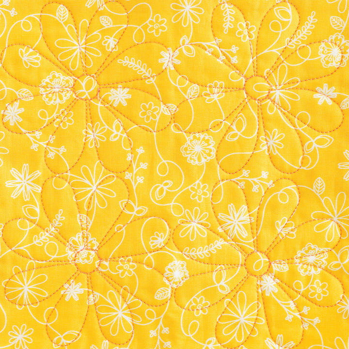 Daisy Block 2 - Longarm Quilting