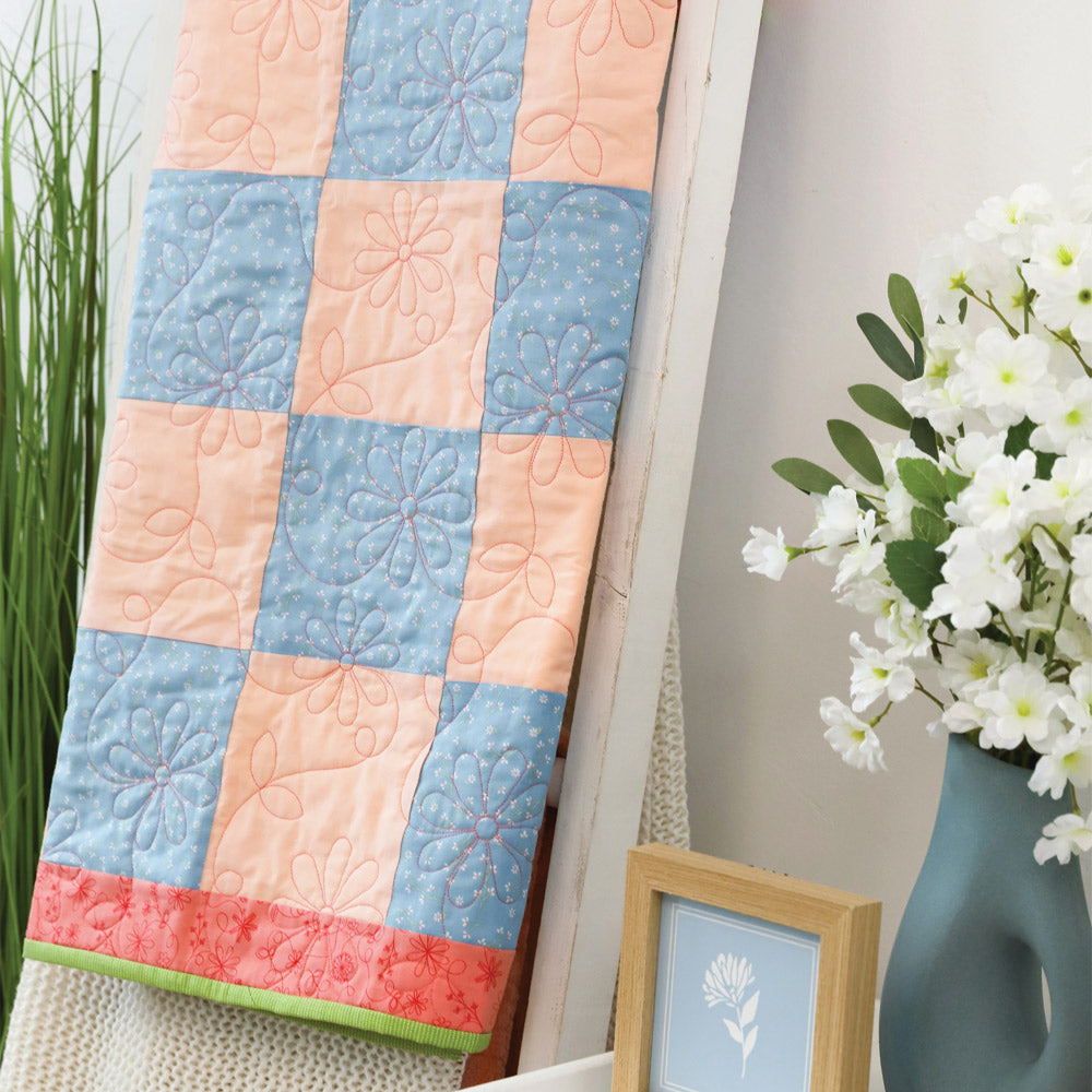 Daisy 1 Longarm Quilting Set (Edge-to-Edge + Block)