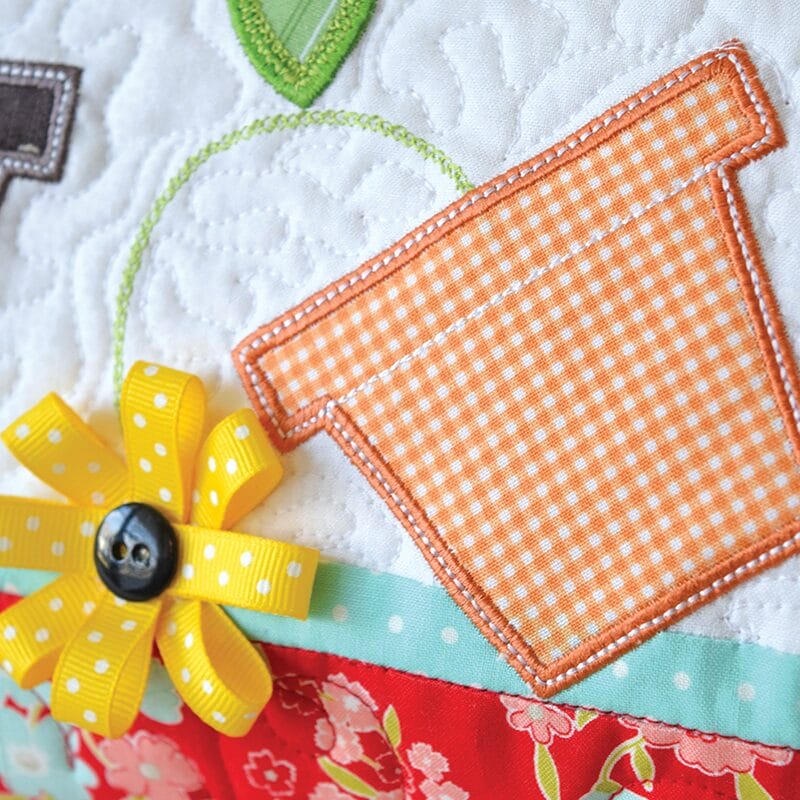 May Flowers Bench Pillow (Digital Download)