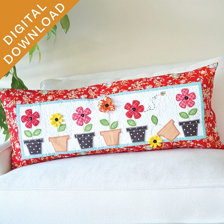 May Flowers Bench Pillow (Digital Download)