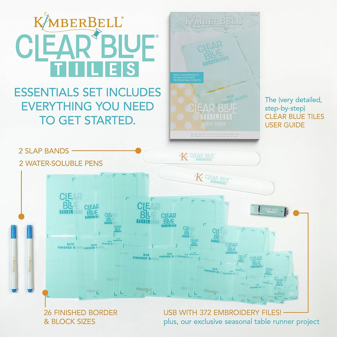 Clear Blue Tiles: Essentials Set